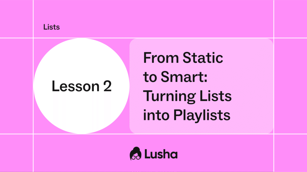 Turning Lists into Playlists