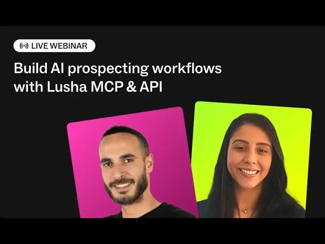 Build AI prospecting workflows with MCP & API