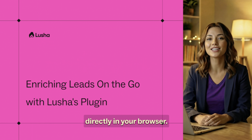 Enrich Leads on the go with Lusha’s Plugin